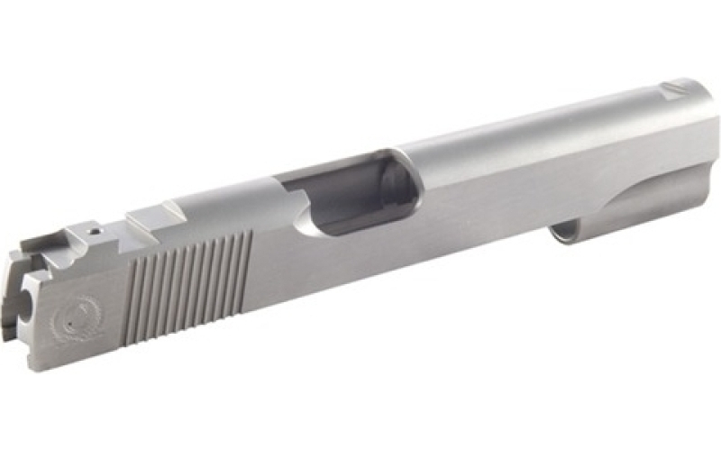 Caspian Stainless steel, bo-mar sight cut, .45 acp