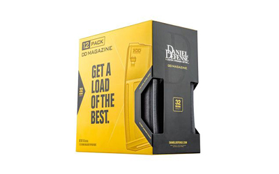 Daniel Defense DD Magazine, 5.56 NATO, Compatible with AR15, 32 Rounds, Matte Finish, Black, Pack of 12 Magazines 13-072-00160-006
