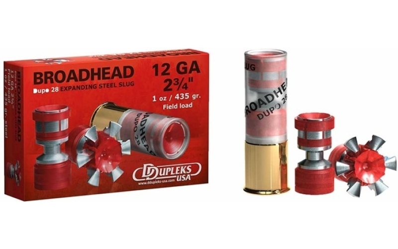 Ddupleks Usa, Inc. 12 gauge 2-3/4'' 1oz expanding slugs 5/box