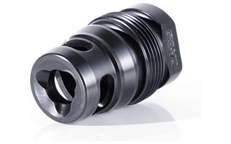 Dead Air Armament Xeno Pistol Wee Brake, Muzzle Brake, 9MM, 1/2X28 Thread Pitch, Nitride Finish, Black DA125
