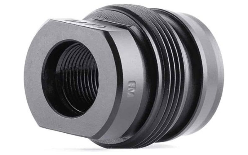 Dead Air Armament Xeno Xero, Threaded Taper Mount, .45 Cal, 5/8X24 Thread Pitch, Fits Dead Air Xeno Adapters, Nitride Finish, Black DA128