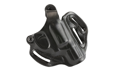 DeSantis Gunhide Thumb Break Scabbard Belt Holster, Fits 2-2 1/4" S&W J-Frame, 2" Taurus 85, Right Hand, Black Leather 001BA02Z0