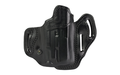 DeSantis Gunhide Vengeance Scabbard, #201, Light Bearing OWB Holster, Leather, Right Hand, Black, Fits Glock 19/23/32/45/19X/19 GEN 5 with Streamlight TLR-7A 201BA6VZ0