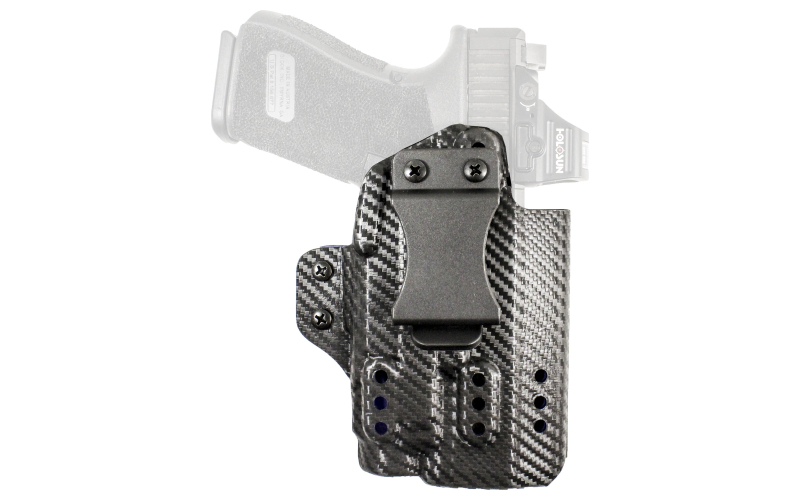 DeSantis Gunhide Persuader, Inside Waistband Holster, Fits GLOCK 19/23/32/45/19X/19 GEN 5 TLR-7A, Kydex Construction, Carbon Fiber Finish, Black, Right Hand 213KA6VZ0