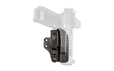 DeSantis Gunhide LIFEGUARD, Inside Waistband Holster, Fits Glock 43/43X/48/43X/48X MOS With or Without Red Dot Sight, Ambidextrous, Kydex Construction, Carbon Fiber Finish, Black 216KJ3TZ0
