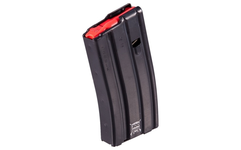 D&H Industries, Inc. Ar-15 300 blk aluminum magazine w/ red follower 20 rd