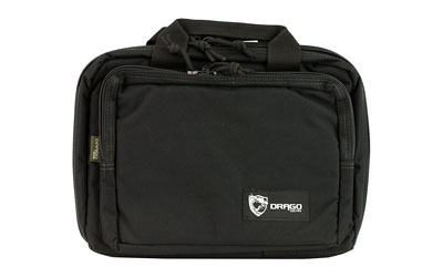 DRAGO GEAR DOUBLE PISTOL CASE BLK