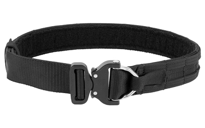 Eagle Industries Operator Gun Belt, Belt, Black, Large, Cobra Buckle Closure with Built-in D-Ring Attachment R-OGB-CBD-MS-L-BK
