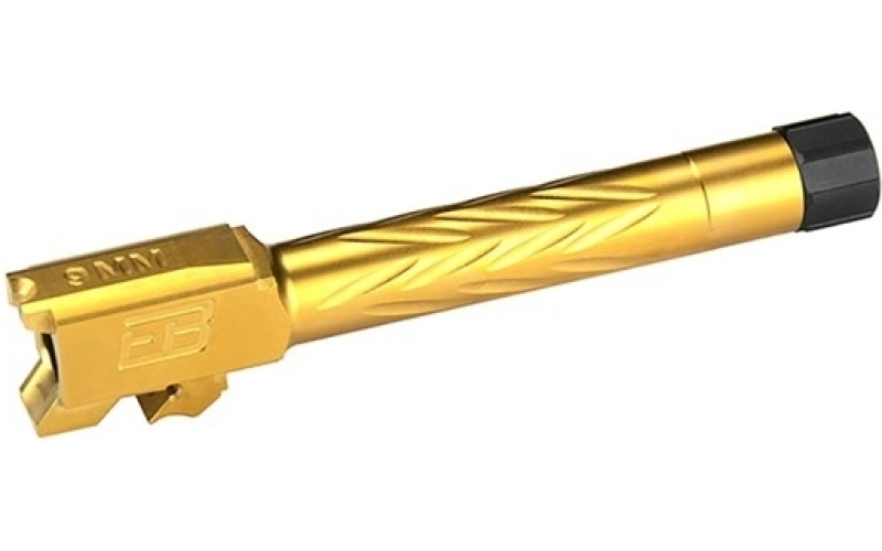 Ed Brown S&w m&p 2.0 9mm luger 4.25'' threaed barrel tin gold