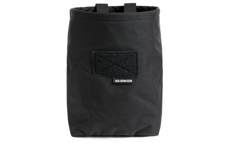 Edgar Sherman Design SAP Bucket, Dump Pouch, 500 Denier Cordura Nylon,  Molle Compatible, Matte Finish, Black ESD-SAP-BLK