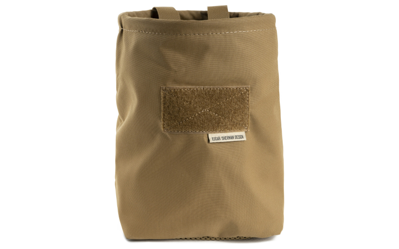 Edgar Sherman Design SAP Bucket, Dump Pouch, 500 Denier Cordura Nylon,  Molle Compatible, Matte Finish, Coyote Brown ESD-SAP-CB