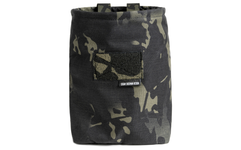 Edgar Sherman Design SAP Bucket, Dump Pouch, 500 Denier Cordura Nylon,  Molle Compatible, Matte Finish, Multicam Black ESD-SAP-MCB