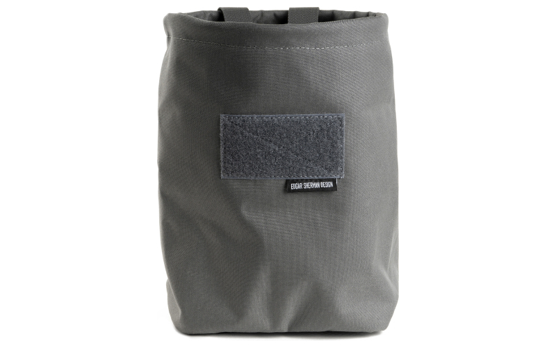 Edgar Sherman Design SAP Bucket, Dump Pouch, 500 Denier Cordura Nylon,  Molle Compatible, Matte Finish, Wolf Gray ESD-SAP-WG