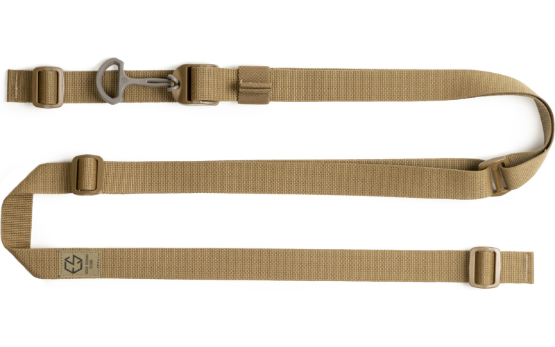 Edgar Sherman Design ESD Sling, 2-Point Combat Sling, 1" Webbing, Polymer Hardware, Matte Finish, Coyote Brown ESD-SL-CB