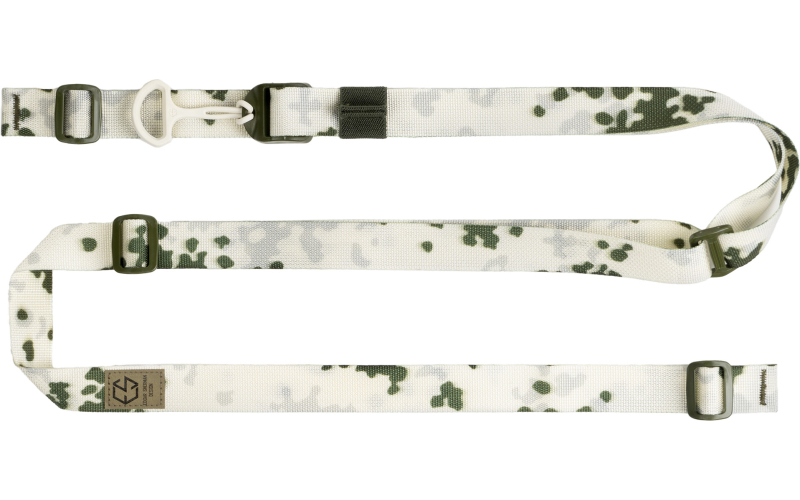 Edgar Sherman Design ESD Sling, 2-Point Combat Sling, 1" Webbing, Polymer Hardware, Matte Finish, Snow Camo ESD-SL-SC