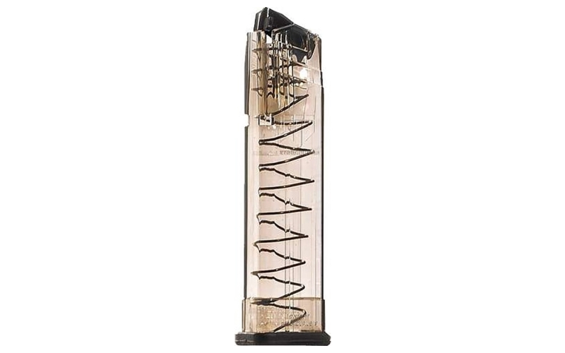 Elite Tactical Systems Group OMEGA Magazine, 9MM, 17 Rounds, For Sig P320, Hardened Steel Feedlips, Polymer, Clear OMG-SG9-320-17