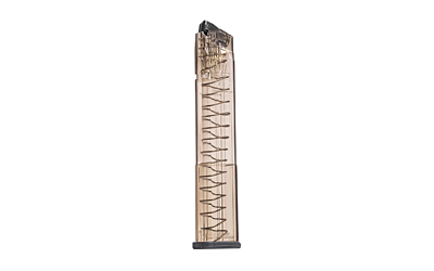 Elite Tactical Systems Group OMEGA Magazine, 9MM, 30 Rounds, For Sig P320, Hardened Steel Feedlips, Polymer, Clear OMG-SG9-320-30