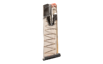 Elite Tactical Systems Group OMEGA Magazine, 9MM, 17 Rounds, For Smith & Wesson M&P, Hardened Steel Feedlips, Polymer, Clear OMG-SW9-MP-17