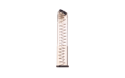 Elite Tactical Systems Group OMEGA Magazine, 9MM, 30 Rounds, For Smith & Wesson M&P, Hardened Steel Feedlips, Polymer, Clear OMG-SW9-MP-30