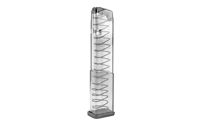 Elite Tactical Systems Group Elite Tactical Systems Group, Magazine, 9MM, 19 Rounds, Fits Glock 43X, All Generations, Polymer, Clear GLK-43X-19