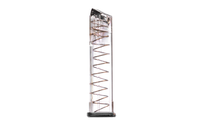 Elite Tactical Systems Group Elite Tactical Systems Group, Magazine, 9MM, 21 Rounds, Fits Sig Sauer P320, Polymer, Clear, Competition Legal 140mm SG9-320-21