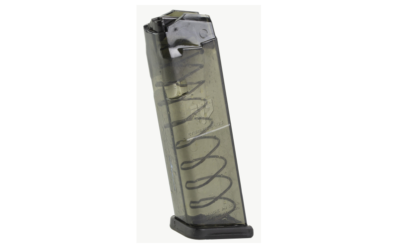 Elite Tactical Systems Group Magazine, 40 S&W, 16 Rounds, For Glock 22/23/27, Carbon Smoke SMK-GLK-22