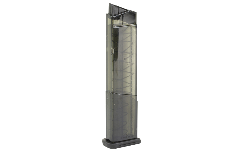Elite Tactical Systems Group Magazine, 9MM, 12 Rounds, Fits Smith & Wesson Shield, Carbon Smoke SMK-SW9-SHD-12
