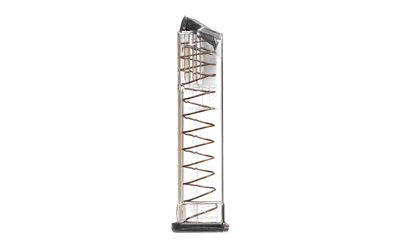 Elite Tactical Systems Group Magazine, 9MM, 21 Rounds, Fits S&W M&P, Polymer, Clear SW9-MP-21