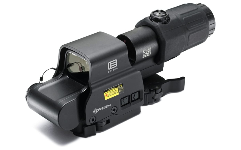 EOTech Exps2-0 hhs 68 moa ring w/1 green dot & magnifier