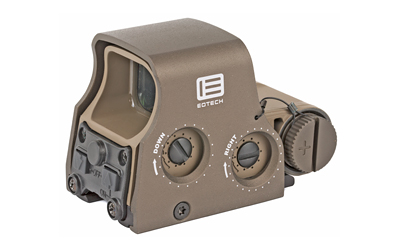 EOTECH Tactical, Holographic, Non-Night Vision Compatible Sight, Red 68 MOA Ring with (2)-1 MOA Dots, Matte Finish, Tan, Rear Buttons, Includes CR123 Battery XPS2-2TAN