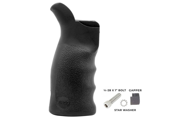 Ergo Grip Ar-15/ar308 tdx-0 tactical deluxe zero angle suregrip black