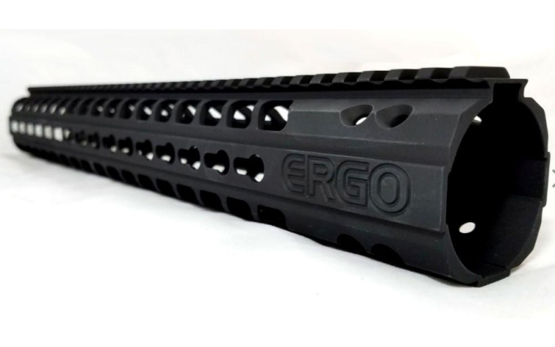 Ergo modular keymod rail system (1pc) 1.8" inside diam. 15" length - blk