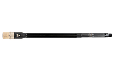 Faxon Firearms Match Series, Heavy Fluted, Button Rifled, 308 Winchester, 18" Threaded Barrel, 5/8X24 Thread Pitch, 1:10 Twist Rate, DPMS LR-308 Barrel Extension, Rifle-Length Gas System, Fits AR10, Nitride Finish, Black 10B810R18FHQ-5R-NP3
