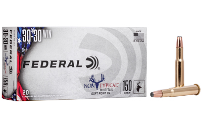 Federal Non Typical, 30-30, 150Gr, Soft Point, 20 Round Box 3030DT150