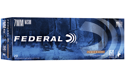 Federal PowerShok, 7MM WSM, 150 Grain, Soft Point, 20 Round Box 7WSME