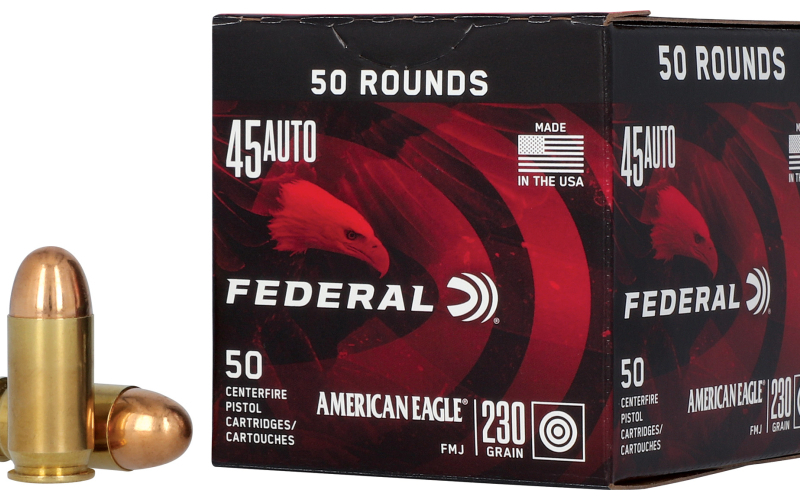 FED AM EAGLE 45ACP 230GR FMJ 50/500