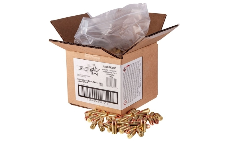 Federal 45 auto 230gr full metal jacket 500/box