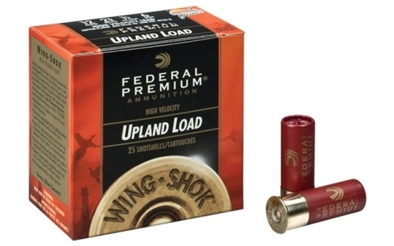 Federal Federal wing shok hv 12ga 2.75'' 1-3/8oz #6 25/bx