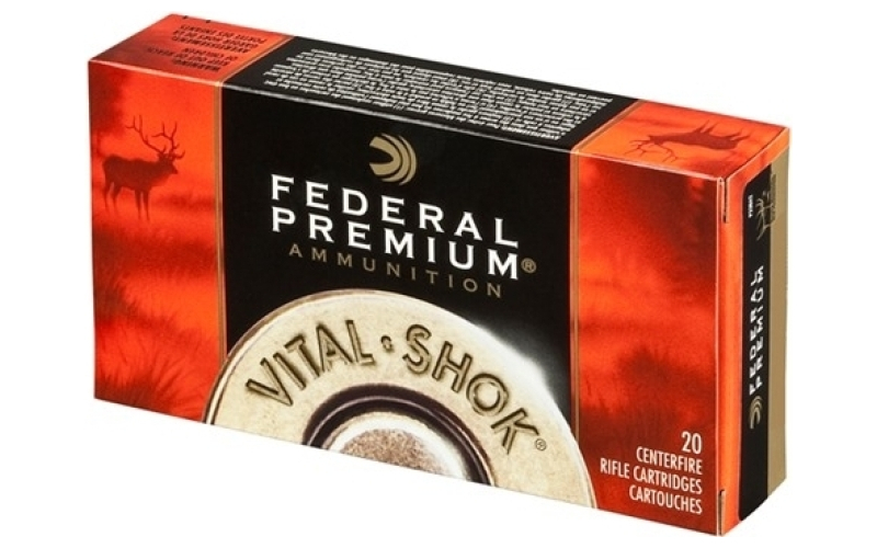 Federal Federal vital shok 25-06 rem 115gr nosler partition 20/bx