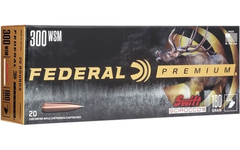 Federal 300 wsm 180gr scirocco ii 20/box