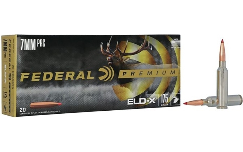 Federal 7mm prc 175gr eld-x polymer tip 20/box
