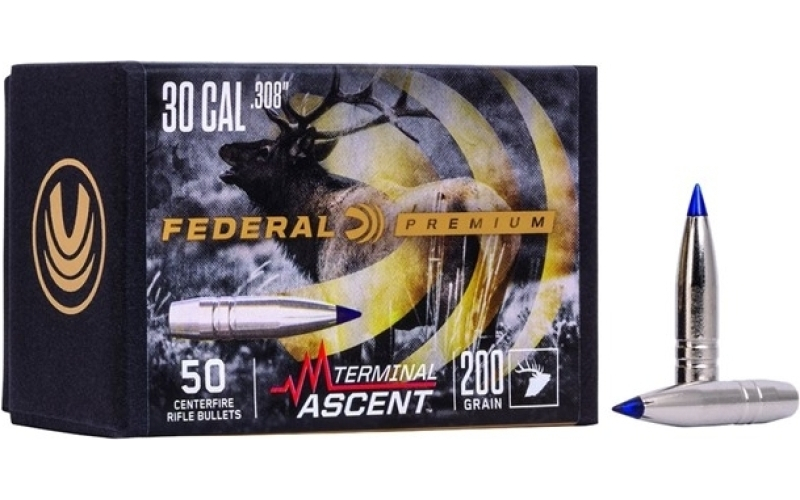 Federal 30 caliber (0.308  ) 200gr terminal ascent 50/box
