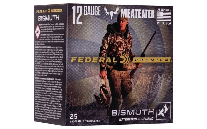 Federal 12 gauge 2-3/4   1-1/4oz #5 bismuth shot 25/box