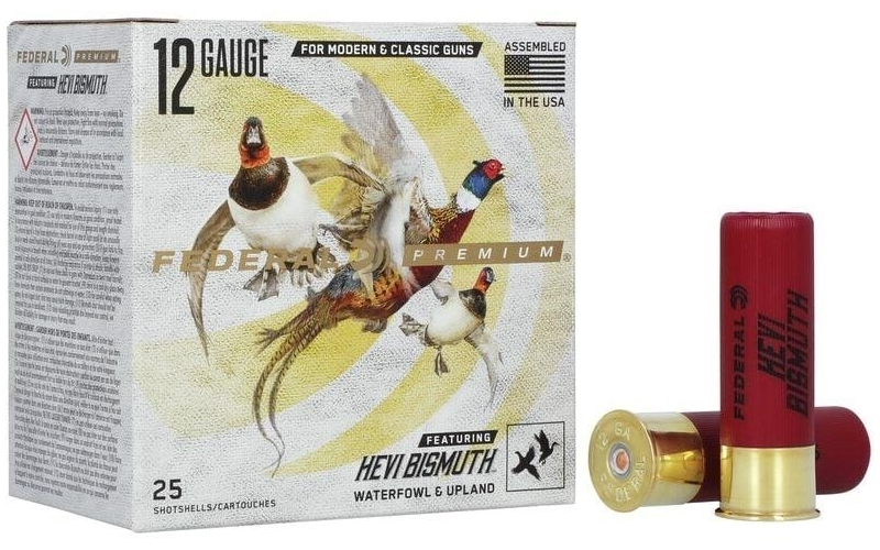 Federal 12ga 3"" 1 3/8oz  3 hevi-bismuth ammo 25rd