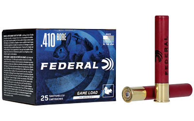 Federal Game-Shok, 410 Bore, 3", #7.5, Max Dram, .6875oz, Shotshell Lead Shot, 25 Round Box H41375