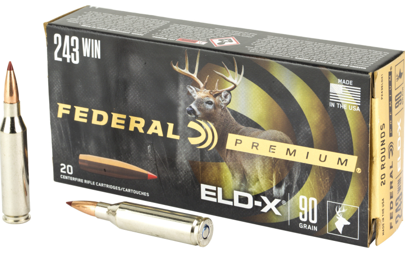 FED PRM 243WIN 90GR ELD-X 20/200