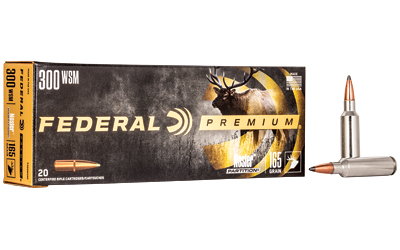 Federal Vital-Shok, 300WSM, 165 Grain, Nosler Partition, 20 Round Box P300WSME