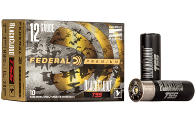 Federal Black Cloud TSS with Flightcontrol Flex Wad, 12 Gauge 3", #3 and 9 Combo, 1 1/4 oz, 10 Round Box, California Certified Nonlead Ammunition PWBTSSX14239