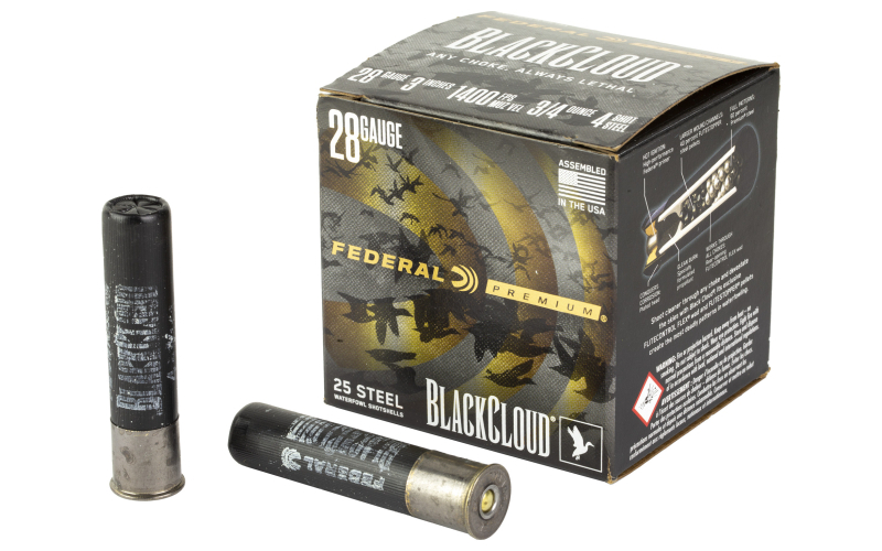 FED BLK CLOUD 28GA 3" #4 25/250
