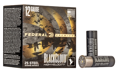 FED BLK CLOUD 12GA 3" #4 HV 25/250